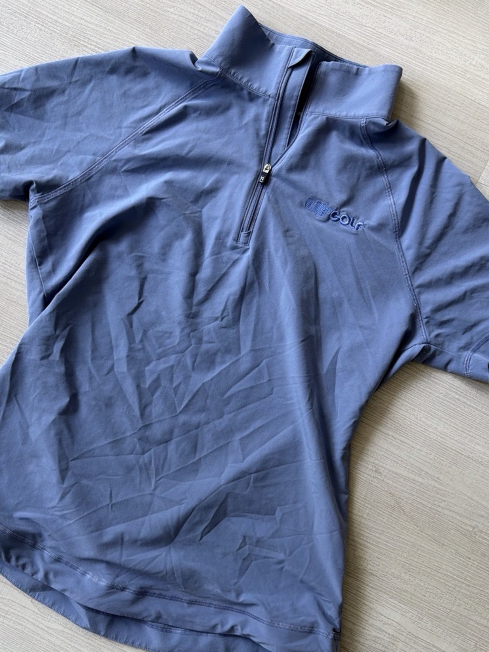 Cutter & Buck Light Blue Half-Zip Pullover